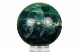Colorful Banded Fluorite Sphere - China #284415-1